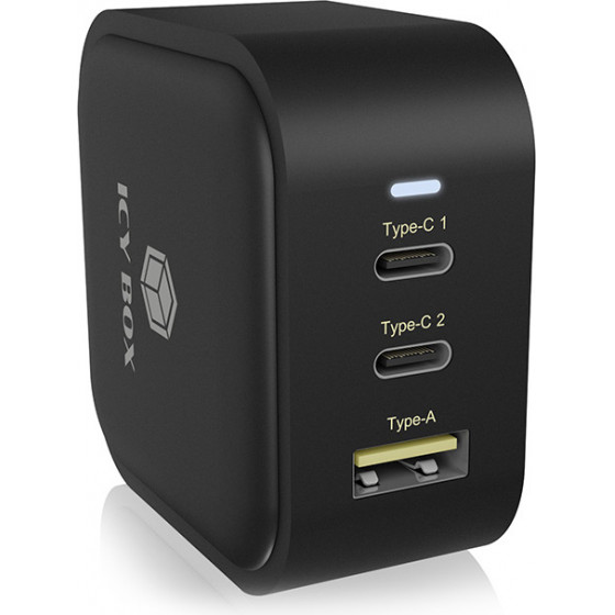 RAIDSONIC ICY BOX IB-PS103-PD WALL CHARGER WITH 3 INTERFACES AND POWER DELIVERY