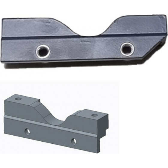 LGP DISC BRAKE MOUNTING BASE WITH CUT OUT FOR LGP021622 - (LGP022483)