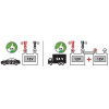 Lampa ��������� ������ ����������� ���������� 12V (������� 3 ������ - 30 l/min - 85000 r/min) - (72158)