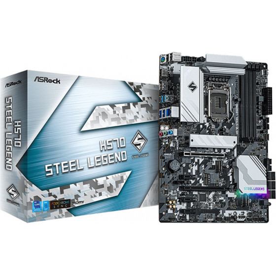 ASRock H570 Steel Legend Motherboard 1200 - (90-MXBFY0-A0UAYZ)