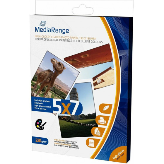 MediaRange ������������ ������ ��� Inkjet ��������� High-Glossy 220g/m� 50 ����� - (MRINK114)