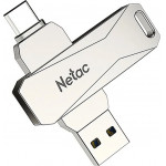 NETAC USB Flash Drive U782C, 128GB, USB 3.0 & USB Type-C, OTG, ����� - (NT03U782C-128G-30PN)