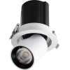 GloboStar VIRGO-S ������� LED Spot Downlight TrimLess �9cm 7W 910lm 36� AC 220-240V IP20 �9cm x �9cm - ��������� - ����� �� ����� �������� - ������ ����� 4500K - Bridgelux COB - 5 Years Warranty - (60302)