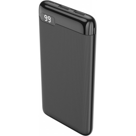SETTY POWERBANK 10000mAh LCD black - (GSM106102)