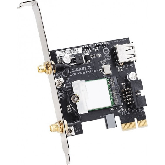 Gigabyte Wireless Pcie Wifi GC-WB1733D-I + Bt 5.0 - (GCWB1733I-00-G)