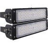 GloboStar GOLIATH LED ��������� ������� - ��������� Tunnel 100W 16000LM 75�*135� AC 100-277V IP65 - ����� ����� 5000K - MeanWell Driver & LumiLEDs Chip - 5 Years Warranty - (90100-2)
