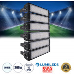 GloboStar GOLIATH LED ��������� ������� - ��������� Tunnel 300W 48000LM 75�*135� AC 100-277V IP65 - ����� ����� 5000K - MeanWell Driver & LumiLEDs Chip - 5 Years Warranty - (90100-6)