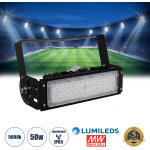 GloboStar GOLIATH LED ��������� ������� - ��������� Tunnel 50W 8000LM 75�*135� AC 100-277V IP65 - ����� ����� 5000K - MeanWell Driver & LumiLEDs Chip - 5 Years Warranty - (90100-1)