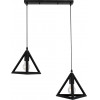 GloboStar TRIANGLE �������� �������� ��������� ������ ������ 2 x E27 ����� ��������� ������ �60 x �22 x Y130cm - (00611)