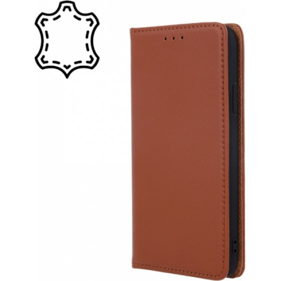 Senso Genuine Leather Stand Book Samsung A12 / M12 Brown - (SGLSAMA12BR)