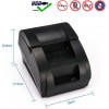 Netum 58mm Usb Thermal Receipt Printer Compatible With ESC/Pos Print Commands Set - (NT-5890K)