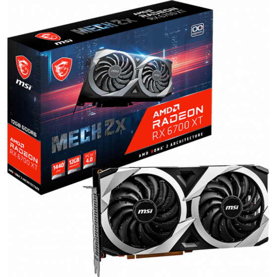 MSI Rx 6700 Xt Mech 2X 12G Oc - (912-V398-001)