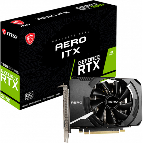 MSI Rtx 3060 Aero Itx 12G Oc - (912-V809-2887)