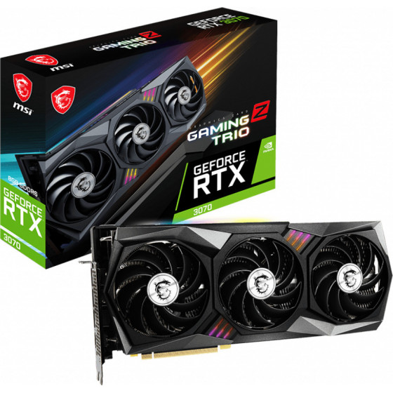 MSI Rtx 3070 Gaming Z Trio 8G Lhr - (912-V390-455)