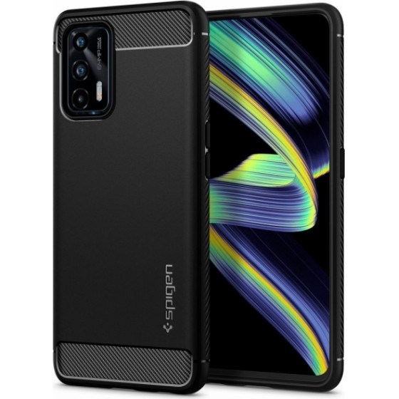 Spigen Rugged Armor Realme Gt 5G Black Backcover - (ACS03662)