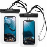 Spigen Universal Waterproof Casse 2 Pack Black - (AMP03098)