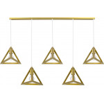 GloboStar TRIANGLE �������� �������� ��������� ������ �������� 5 x E27 ����� ��������� ������ �170 x �22 x Y130cm - (00610)