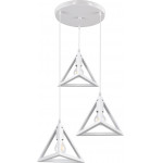 GloboStar TRIANGLE �������� �������� ��������� ������ ������� 3 x E27 ����� ��������� ������ �49 x Y130cm - (00617)