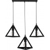 GloboStar TRIANGLE �������� �������� ��������� ������ ������� 3 x E27 ����� ��������� ������ �70 x �22 x Y130cm - (00621)