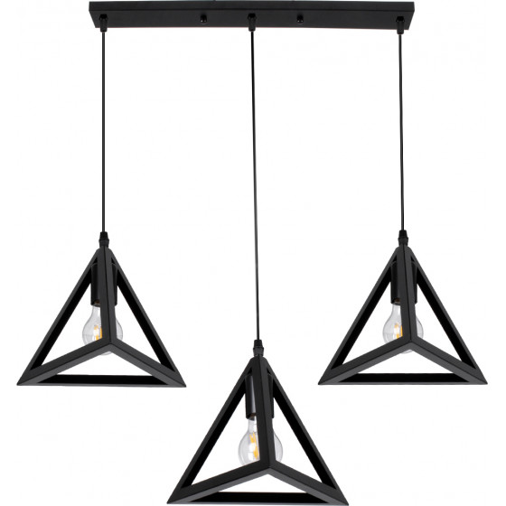 GloboStar TRIANGLE �������� �������� ��������� ������ ������� 3 x E27 ����� ��������� ������ �70 x �22 x Y130cm - (00621)