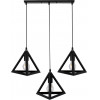 GloboStar TRIANGLE �������� �������� ��������� ������ ������� 3 x E27 ����� ��������� ������ �70 x �22 x Y130cm - (00621)