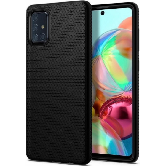 Spigen Liquid Air Samsung A51 Black Backcover - (ACS00601)
