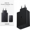 Samsung Travel Trio Pd 3.0 Usb A 15W 5V 2A/9V 1.67A+Usb C 5V 3A/9V 3A/15V 3A/20V 3.25A+Usb C 65W Black Packing Or - (EP-T6530NBEGEU)