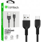 Lamtech Datacable Type C 3M Black - (LAM111696)