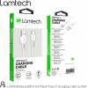 Lamtech Datacable Type C 3M White - (LAM111702)