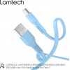 Lamtech TYPE-C Flat Charging Cable 1M Blue - (LAM111832)