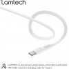 Lamtech TYPE-C Flat Charging Cable 1M White - (LAM111818)
