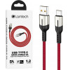 Lamtech Usb TYPE-C Data Cable 5A 1,2M Red - (LAM111856)