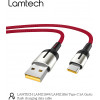 Lamtech Usb TYPE-C Data Cable 5A 1,2M Red - (LAM111856)