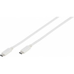 Vivanco Data Cable 3.1 Type C To Type C 2m White - (45354)