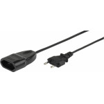 Vivanco Euro Extension Cable With Shutter 3M Black - (22130)