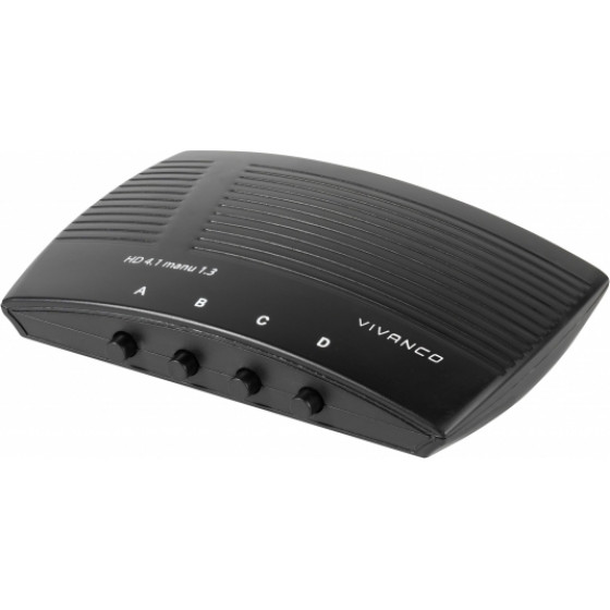 Vivanco Manual Switch 4 Hdmi To 1 Hdmi - (25350)