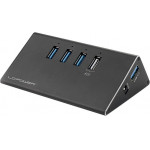 LC-Power Usb 3.0 Hub 3 -Port USB-A (�����) - (LC-HUB-ALU-2B-4)