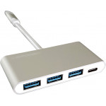 LC-Power Usb 3.0 Hub 3 -Port USB-C(Silver) ( ( LCHUB-C-PD-2) - (LC-HUB-C-PD-2)