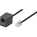Goobay ������� ���������� ��������� RJ11/RJ14 6P4C, 15m, ����� - (68258)