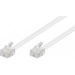 Goobay ������� ��������� RJ11 6P4C, CCA, 10m, ����� - (93063)