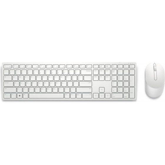 Dell Keyboard & Mouse Wireless KM5221W White Gr - (580-AKHH)