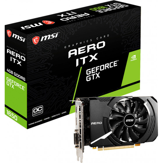 MSI Gtx 1650 D6 Aero Itx Oc - (912-V809-3056)