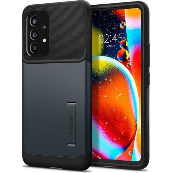 Spigen ���� Tpu & Pc Slim Armor SamsungA536B Galaxy A53 5G Metal Slate - (ACS04203)