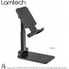 Lamtech 2IN1 Folding Desktop Stand For Smartphones And Tablets Black - (LAM111689)