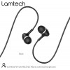 Lamtech Fashionable 3,5MM Earphones With Mic Black - (LAM111719)