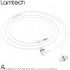 Lamtech Fashionable 3,5MM Earphones With Mic White - (LAM111726)