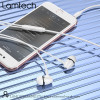 Lamtech Fashionable 3,5MM Earphones With Mic White - (LAM111726)