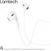 Lamtech Lightning Wired Earphones With Microphone White - (LAM111740)