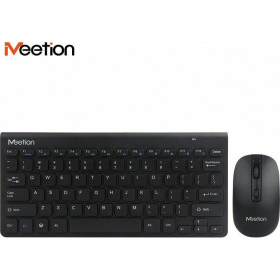 Meetion Wireless Combo / Black - (MT-MINI4000)