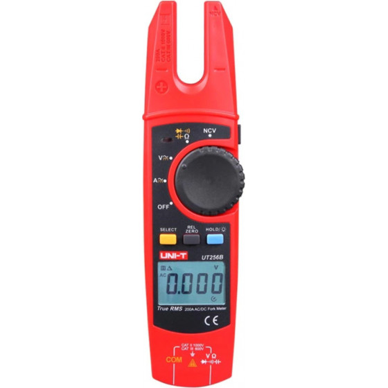 Uni-T ������� �������������� 200A AC/DC, NCV, True Rms - (UT256B)